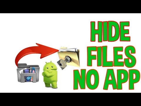 HOW TO HIDE YOUR FILES WITHOUT ANY SECURITY APP (STEP BY STEP IN THE DESCRIPTION)