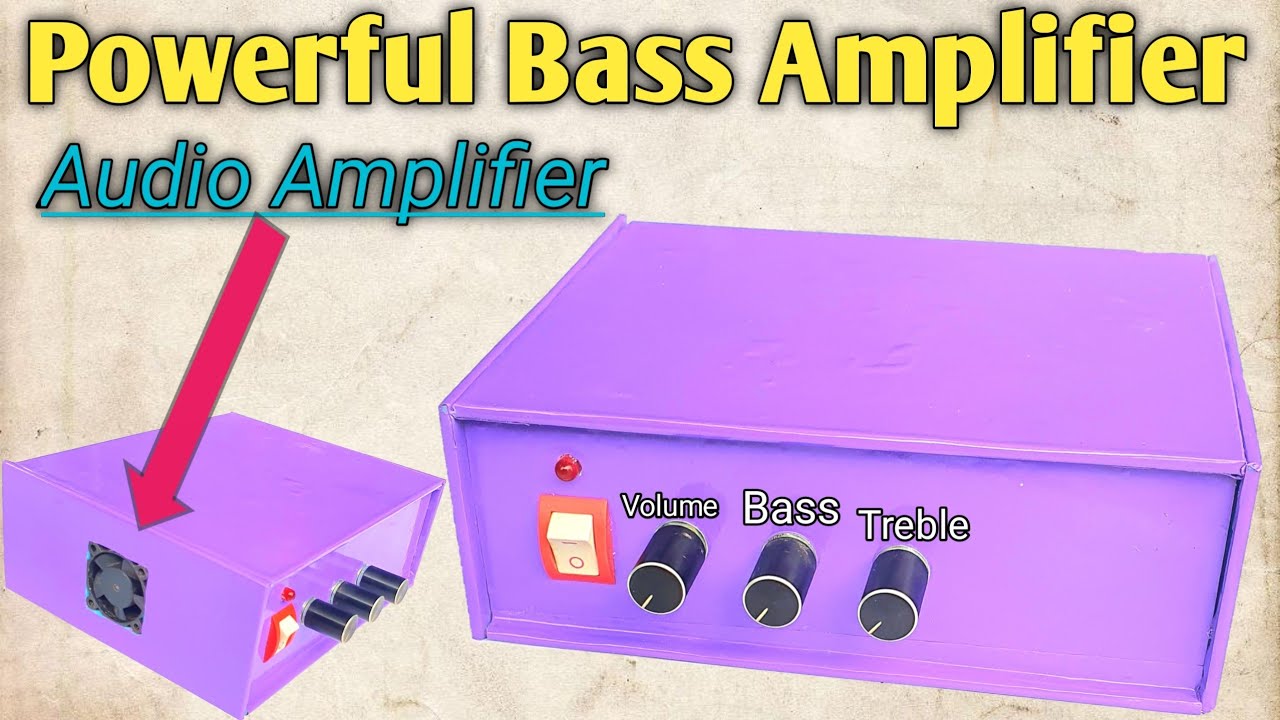 80 Watt Audio Amplifier Circuit using LA 4440 IC Powerful Bass