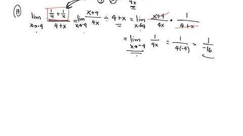 AP Calculus Problem - Evaluating Limit Algebraically - 2.3, #19