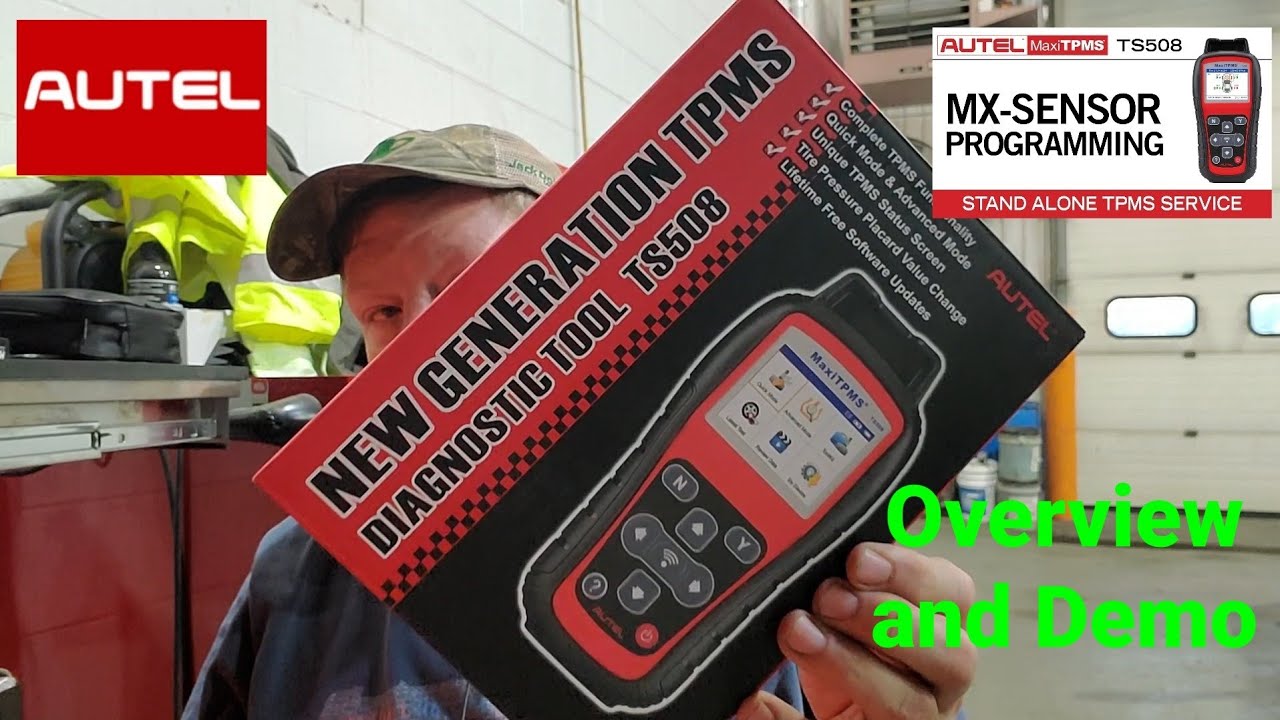 AUTEL MaxiTPMS TS508 Overview and Demo - YouTube
