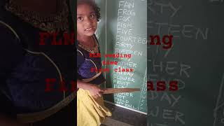 FLN reading time in English first class