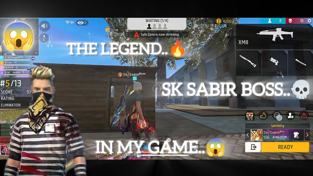 Sabir Rp SK SABIR BOSS IN MY GAME..☠️☠️ - YouTube