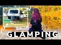 Que es el GLAMPING? | Acampar de lujo por 2 dias en NUEVA YORK | VLOG DIA 1