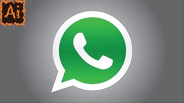 Whatsapp Logo in Illustrator | Adobe illustrator