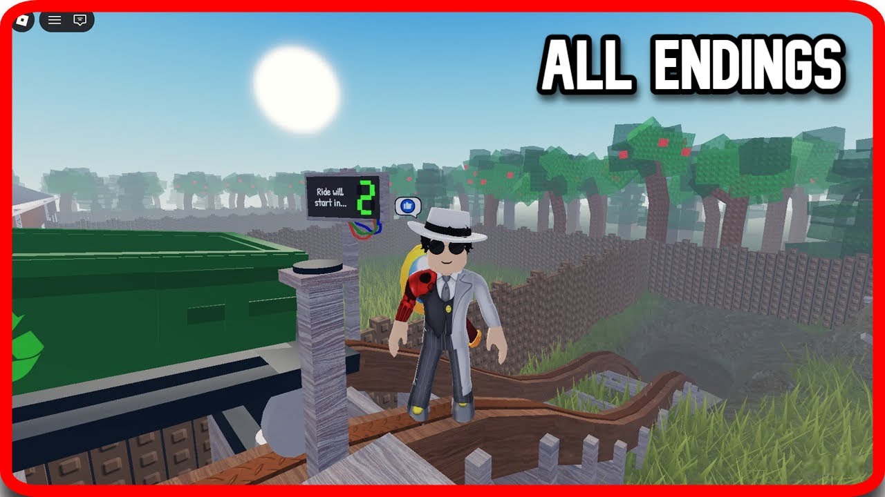 Roblox BACKYARD ROLLER COASTER ALL Endings YouTube 