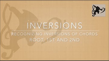 Practise Chord Inversions - root, 1st and 2nd - Exercise 1