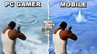 GTA SA Definitive Edition PC vs Mobile: Comparación Gráfica