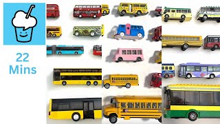 Different bus school bus review with tomica lego siku Triple decker bus