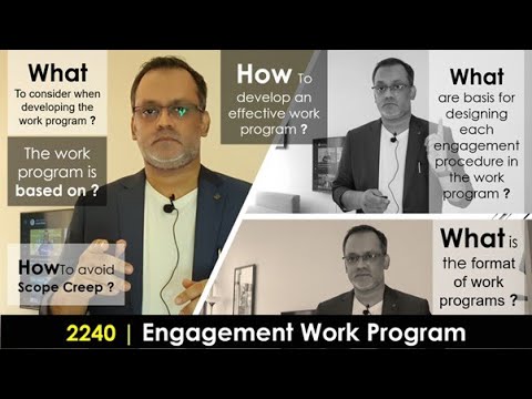 IPPF: IIA Standard 2240 - Engagement Work Program