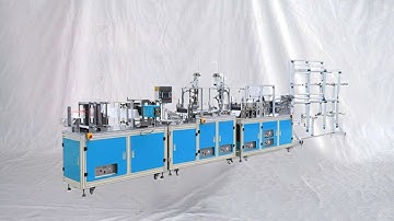 N95 folding masks making production line animation &operation demo fabricante de máscara facial