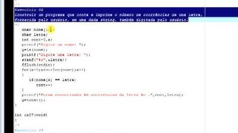 Curso de programação em C C   Aula 15 B   STRINGS III comandos  atoi, isalpha, ispunct, etc 480p H 264 AAC