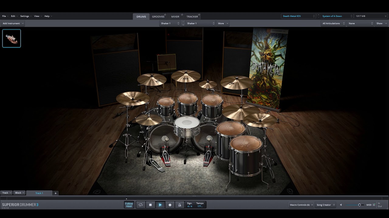 System of A Down - Science only drums midi backing track