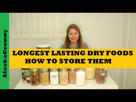 Video: How To Store Dry Food