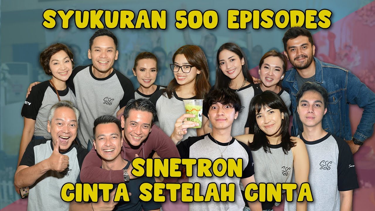 KESERUAN 500 EPISODES CINTA SETELAH CINTA - BANYAK MAKANAN!!! 🍝🍛