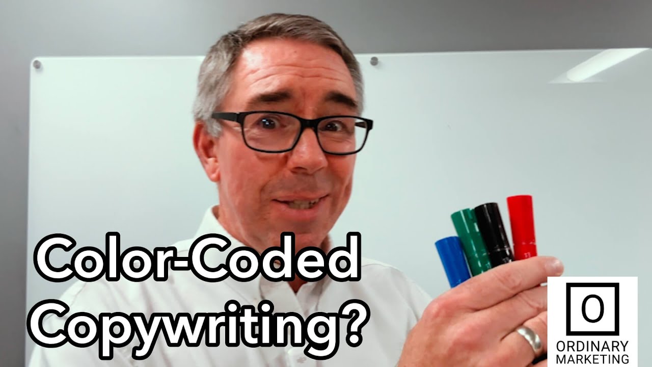 Make your web writing easier with this 4 color writing system based on the StoryBrand Framework