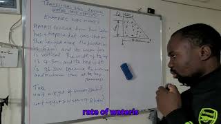 STRESSES ACROSS THE BASES OF TRAPEZOIDAL DAM HAVING WATER FACE VERTICAL #PROBLEM -1