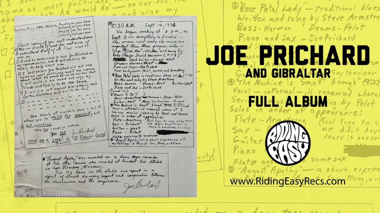 Joe Prichard and Gibraltar - LP - RidingEasy Records