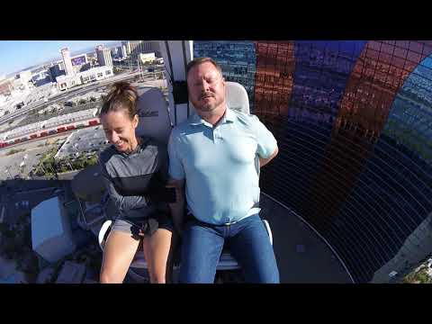 Videó: Zipline A Las Vegas-szalag Felett