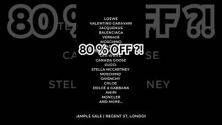 80% off and still nothing for me 😅 #london #londonshopping #sale #londonhotspots