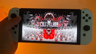 Cult of the Lamb Nintendo Switch OLED Handheld Gameplay