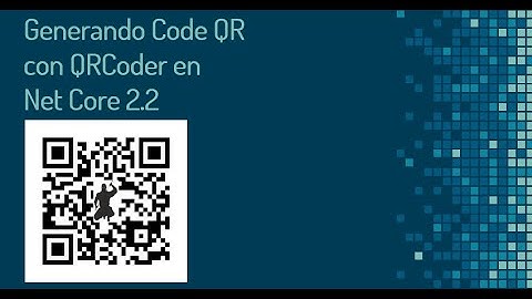 Generando código QR con QR Coder en Net Core 2.2