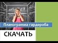 ПЛАНОГРАММА ГАРДЕРОБА. СКАЧАТЬ. Вам всегда есть, что надеть. Организуй гардероб. #КонМари #гардероб