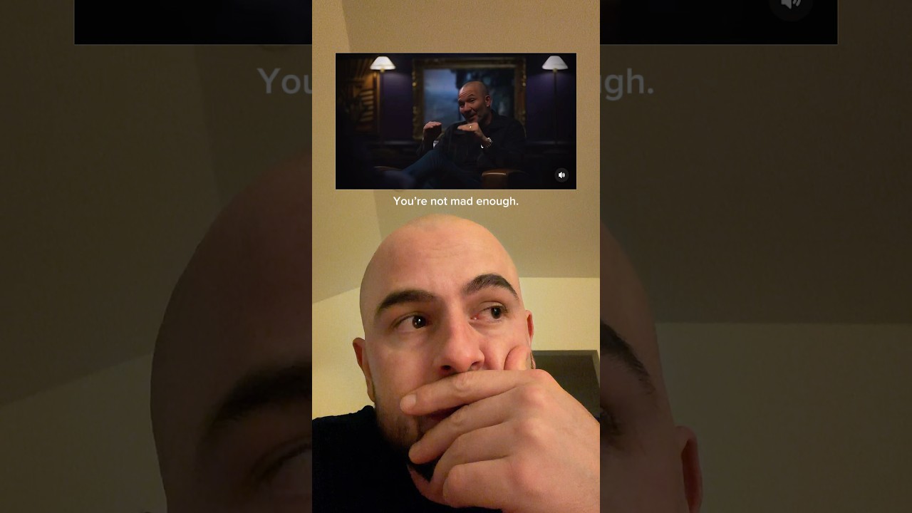 Ты недостаточно зол. 