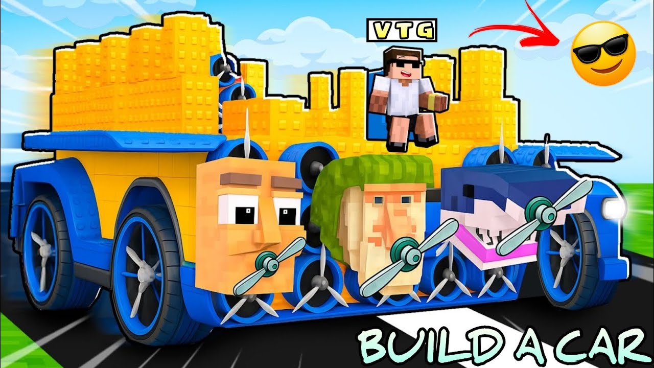New Build A Car 😍| I Build Race Car In Roblox|On Vtg!