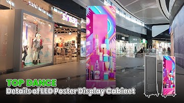 TOP Dance LED Poster Display: Versatile and Portable Digital Solution