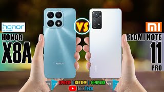 HONOR X8A VS XIAOMI REDMI NOTE 11 PRO FULL SPECIFICATIONS COMPARISON