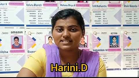JSPIDERS VELACHERY | CONGRATULATION: HARINI.D For Getting Placed as Developer.