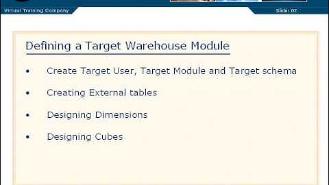 10 03 Designing Relational Target Warehouse