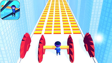 Satisfying Mobile Game Top Tiktok Gameplay - Roof Rails, Hitmasters, Stack Ball, Layers Roll...