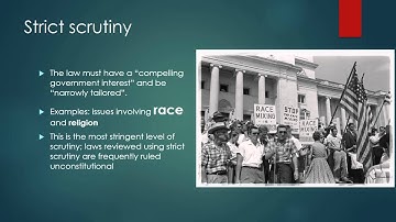 5.16 Strict Scrutiny AP Gov