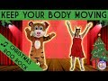 Christmas songs  kids dance along  christmas roo rock by pevan and sarah  brain break