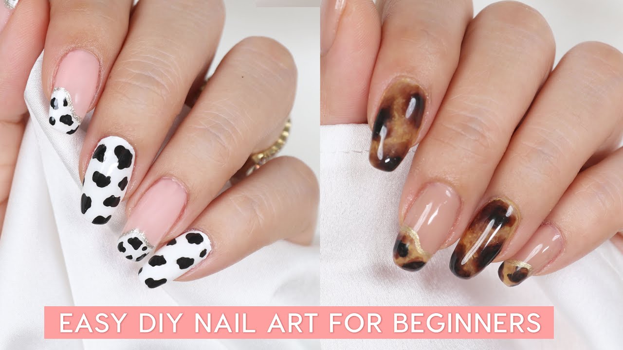 30 Trendy Ways to Wear An Animal Print Nail Art : Mix and Match  Tortoiseshell Nail Art