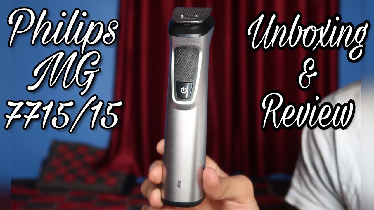 how to use philips trimmer mg7715