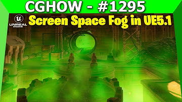Unreal Engine 5: How to Create Screen Space Fog Material | Preview