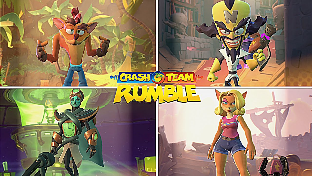 Crash Team Rumble: Trailer revela novos personagens jogáveis e batalha 4v4  - Combo Infinito