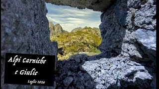 Trekking sulle Alpi Carniche e Giulie - CAI UGET TORINO / GRUPPO TAM - 12/18 Luglio 2026