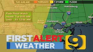 FIRST ALERT WEATHER: Slow-moving storm to cause several days of rain screenshot 2