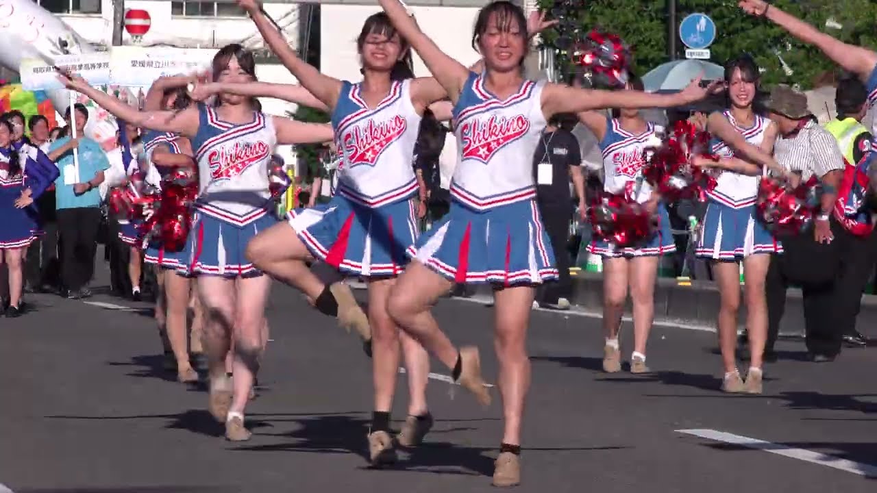 4K　バトントワリング　チアガール　パレード　マーチング　ＪＫ　香川総文祭2025