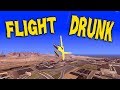 Flight as a drunk ferret