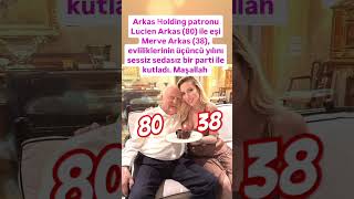 80 Yaşindaki̇ Arkas Eni̇şte 38 Yaşindaki̇ Merve Arkas İle Üçüncü Evli̇li̇k Yildönümleri̇ni̇ Kutladi.. Resimi