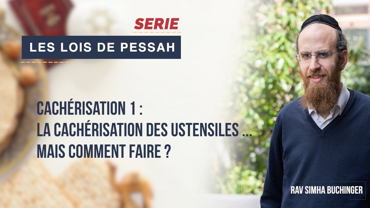 Les Lois de Pessah - Cachérisation 1 : ... Mais comment faire ? 🤷‍♀️