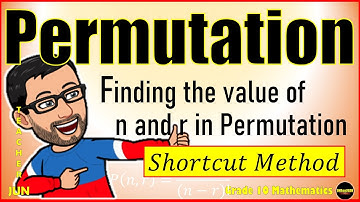 [TAGALOG] Grade 10 Math Lesson: Permutation. Finding the Value of n and r in Permutation