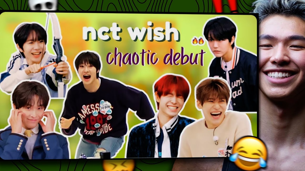 Athlete React to nct wish's debut was more chaotic than i expected