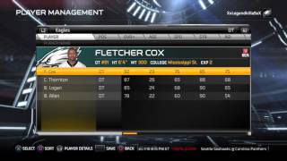 Madden NFL 15 Depth Chart and Defensive Philosophy! Part 1/2