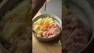 Картофельно куриные котлетки #вкусно #быстроивкусно