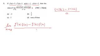 IITJEE 1983 limit question